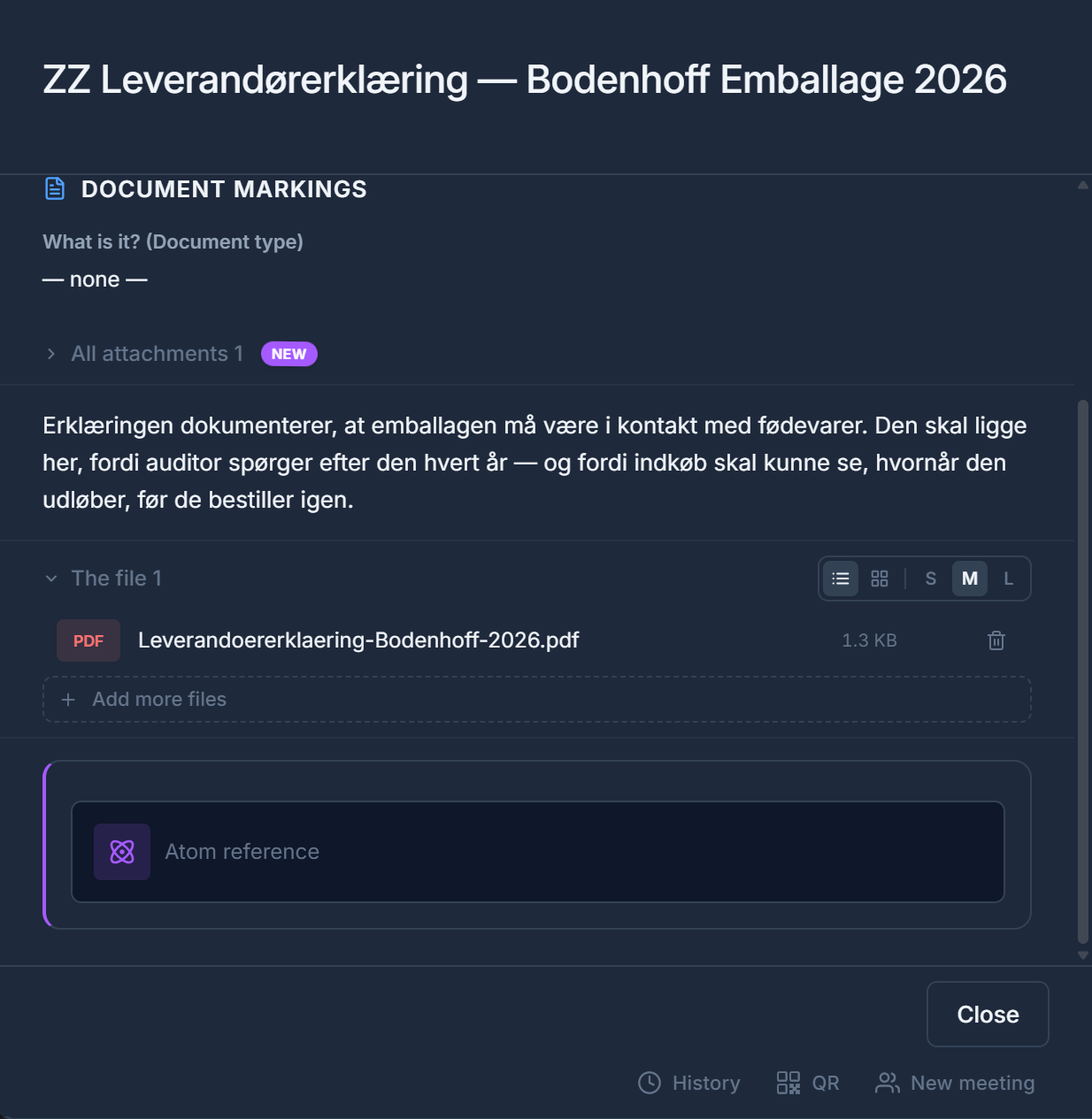 Uploaded file